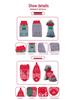 Winter Warm Christmas Snowflake Dog Sweater for Cold-Weather Protection
