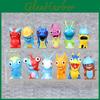 Lot de 24 Figurine de Acțiune Premium Slugterra Jucării din PVC cu Melci Burpy și Bludgeon Set Cadou