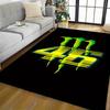 Monster Energy Drink Logo Premium Crystal Velvet Area Classic Design Nonslip Durable Polyester Area Rug For Bedroom Playroom Living Room Or Office