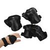 6pcs Set Adults Skateboard Protective Gear Kit Knee Pads Elbow Pads Wrist Guards Set