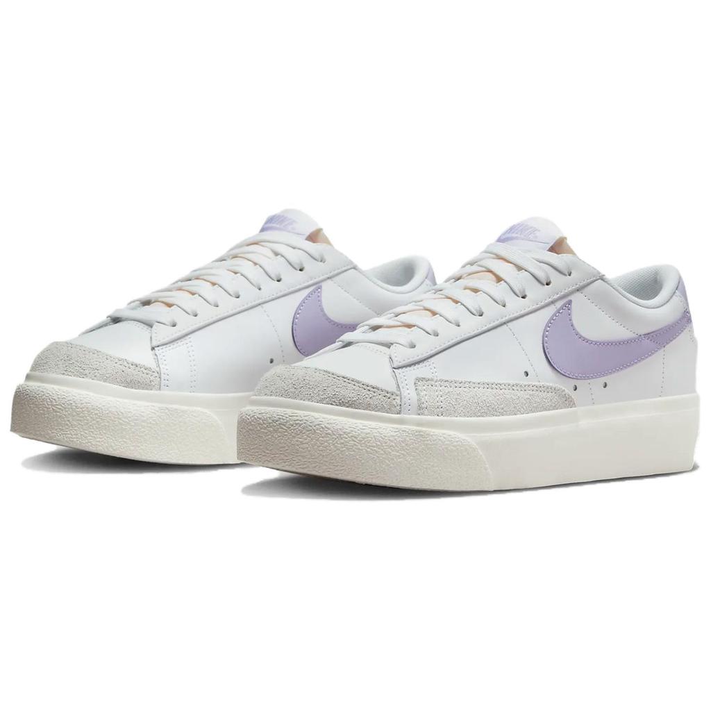 Nike Blazer Low Platform Weiß Fliederblüte Damen Sneaker Sail DJ0292-114