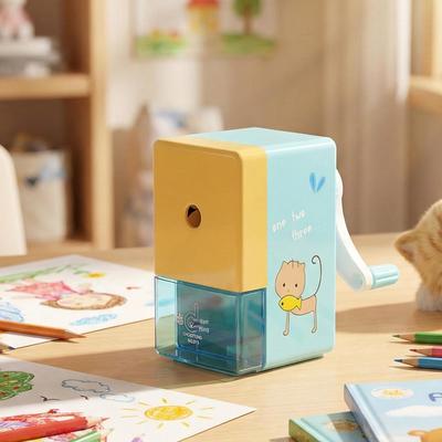 Hand-Crank Automatic Pencil Sharpener for Students and Artists