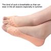 1 Pair Female Universal Summer Gel High Care Socks Protector Anti-skid Sock Accessory Breathable Reusable Heel Foot