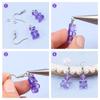 Flexible Earring Hooks Kit Durable Ear Rings Ear Plug Suits Earring Settings  DIY Jewelry Making