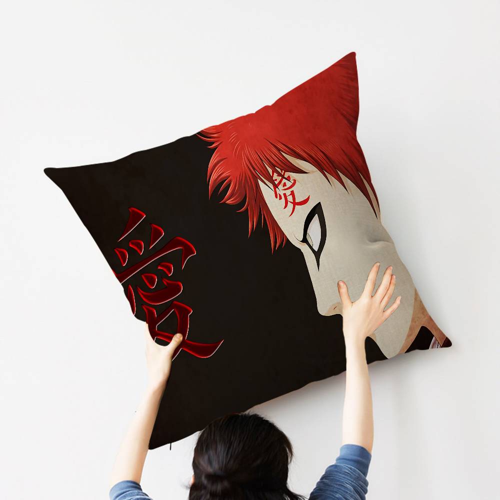 Anime G-Gaara Pillow Gift Home Office Decoration Bedroom Sofa Car Cushion Cover case 45x45