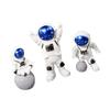 3 Piece Astronaut Figurines Cute Nordic Style PVC Spaceman Desk Decor for Cake Decoration Kids Room