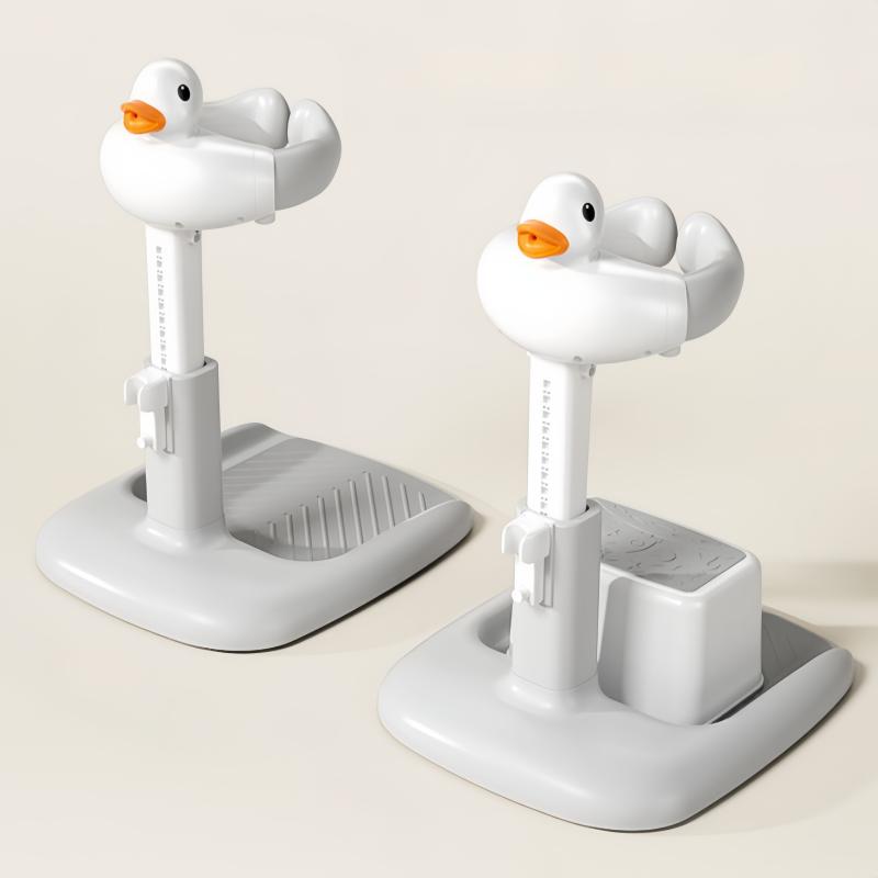 Baby Standing Bath Table Adjustable Height Folding Children's Bath Device Bath Stand Non-Slip Children's Bath Stand For Home Use