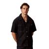 Calvin Klein Jeans Lyocell Blend Vintage American Cuban Collar Short Sleeve Denim Shirt Men shirts 4RG733G