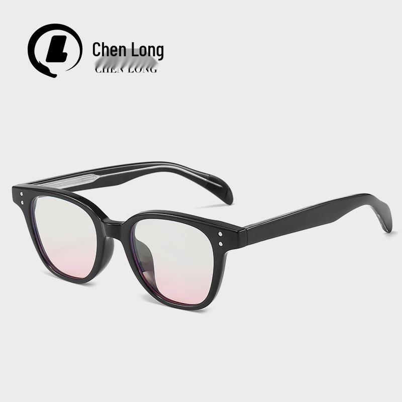 

Женские очки в корейском стиле с защитой от синего света, модная текстурированная оправа 8606 румяна, рецептурные очки