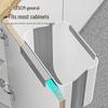 Foldable Kitchen Wall-Mounted Trash Can: Large Capacity, Punch-Free Waste Basket for Cabinet Doors