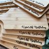 Custom Mini Charcuterie Board Board Bamboo Cutting Board Birthday Party Wedding Corporate Event Housewarming Gift Kitchen Decor