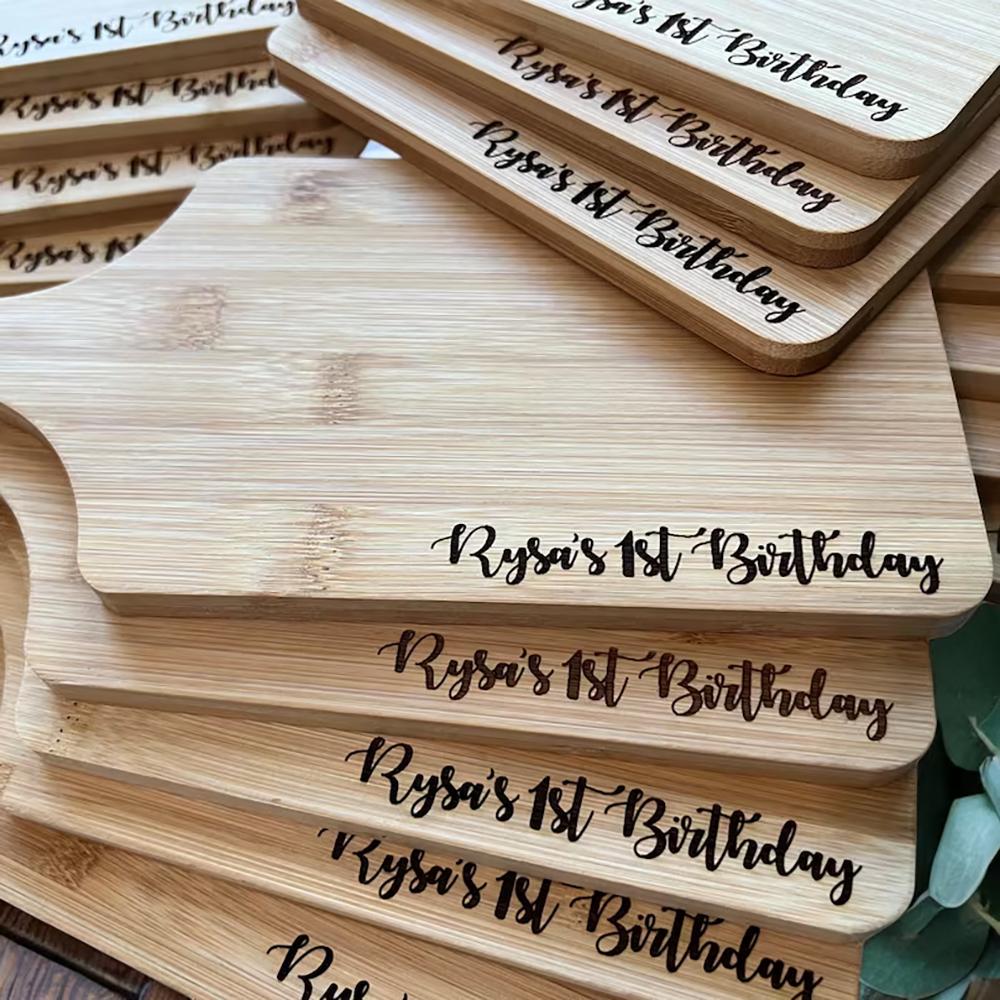 Custom Mini Charcuterie Board Board Bamboo Cutting Board Birthday Party Wedding Corporate Event Housewarming Gift Kitchen Decor