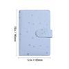 A5A6 Colorful Retro Glitter Star Moon DIY Binder Photocards Collect Book Diary Agenda Planner Cover Stationery