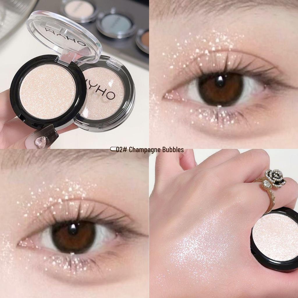 Dual-Use Long-Lasting Diamond Eyeshadow & Blush with Fine Shimmer