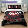 The Clash Print 3Pcs Bedding Set Duvet Cover With Two Pillowcases Soft Bed Linen For Household Bedroom