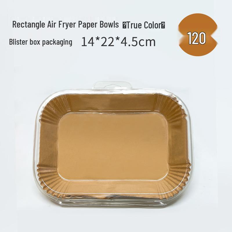 Obdélníková papírová miska do horkovzdušné fritézy pro Ninja Dual Pot