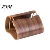 Sturdy Storage Box Wooden Tissue Holder, Rectangular Decorative Paper Napkin Dispenser, Compact Dispenser Organizer, for Office Desk Home Decor