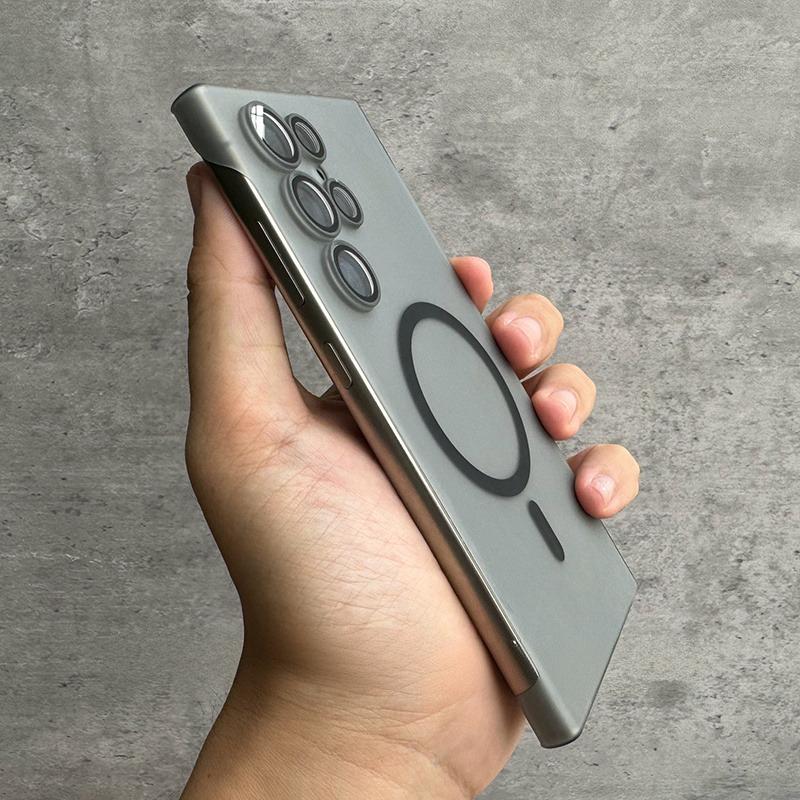 

S25 S26 Plus Безрамочный Чехол Теплоотводящий Тонкий Матовый для Magsafe Чехол для Samsung Galaxy S26 S25 S23 Ultra S24 Plus Тонкая Крышка for Samsung S24