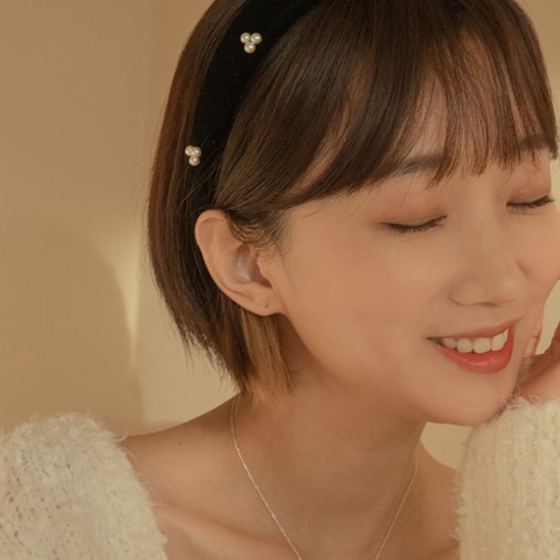 

Ободок для волос Primaute COZY PEARL Muji-summer version (PRH050-BK)