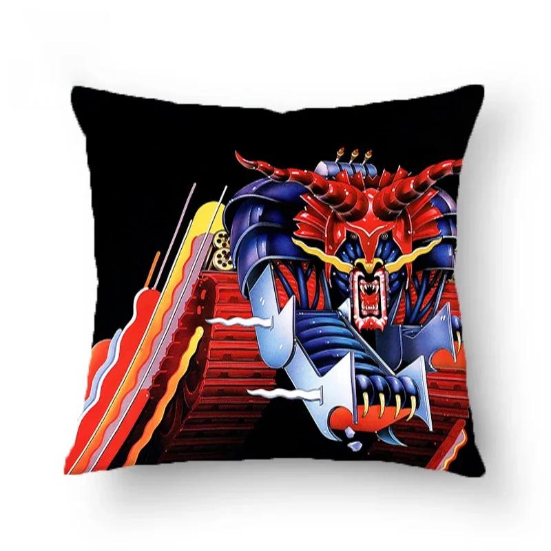 Judas-Priest Kissenbezüge Dekorative Sofakissen Beidseitig bedruckter Kissenbezug 45*45 Kissenbezug Kissenhüllen Zuhause