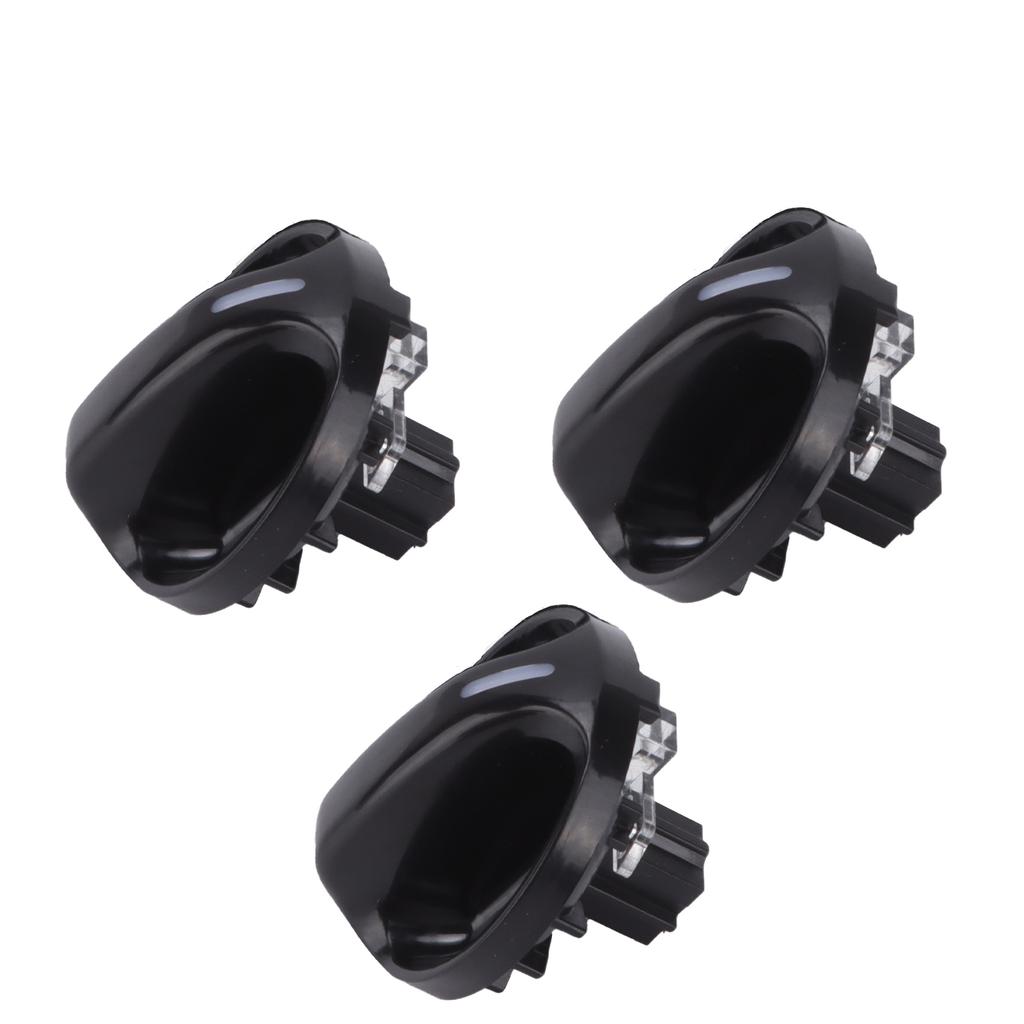 3pcs A C Heater Knob Set 559050C010 Car Modification Replacement for Tundra 2000‑2006