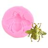 DIY Handmade Soap Making Supplies Silicone Fondant Mold Insect Bee Shape Cake Decorating Family Candle Molds Baking Gift
