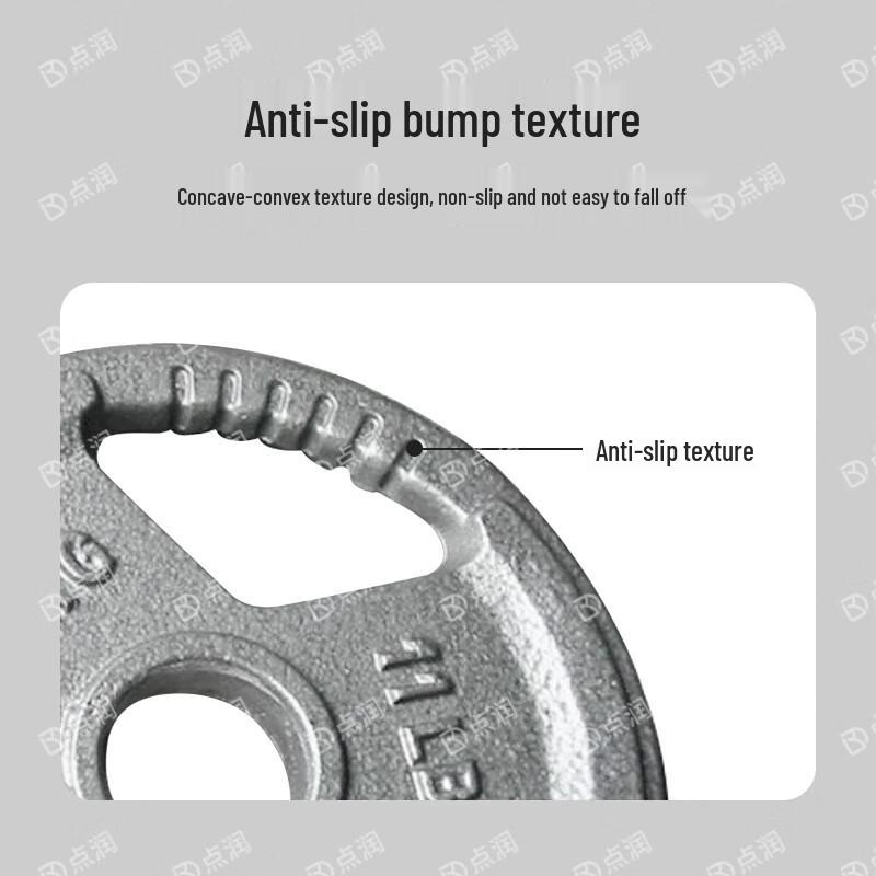 Dianrun Three-Hole Baked Paint Dumbbell Plate