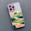 Flower Field Scenery Phone Case For iphone 11 12 13 15 Pro Max Mini 7 8 Plus SE X XR XS 14 Plus Pro Max Shockproof Back Cover