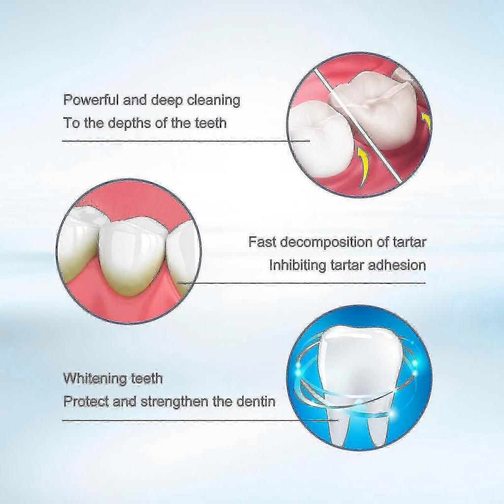 OUHOE Teeth Whitening Essence Teeth Cleaning Care Removes Dental Plaque Smoke Stains Bad Breath Oral