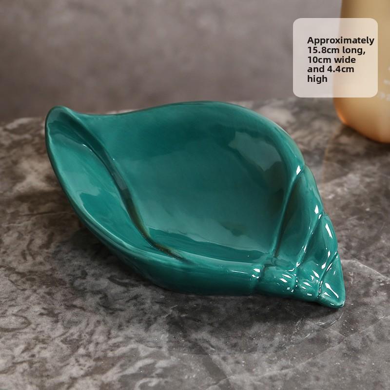 Ceramic soap box creative cute bathroom household soap dish holder anti-water sink soap box