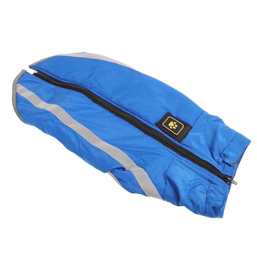 Dog Jacket Polyester Reflective Autumn Winter Warm Comfortable Pet Warm Clothes for Large Dogs