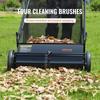Push Lawn Sweeper, 26-inch Leaf & Grass Collector, Strong Rubber Wheels & Heavy Duty Thickened Steel, Durable to Use with Large Capacity 7 cu. ft.