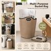 Foldable Multi-purpose Bucket Portable Dirty Clothes Basket Outdoor Camping Iced Beverage Bucket Storage Bucket Foot Bath Bucket