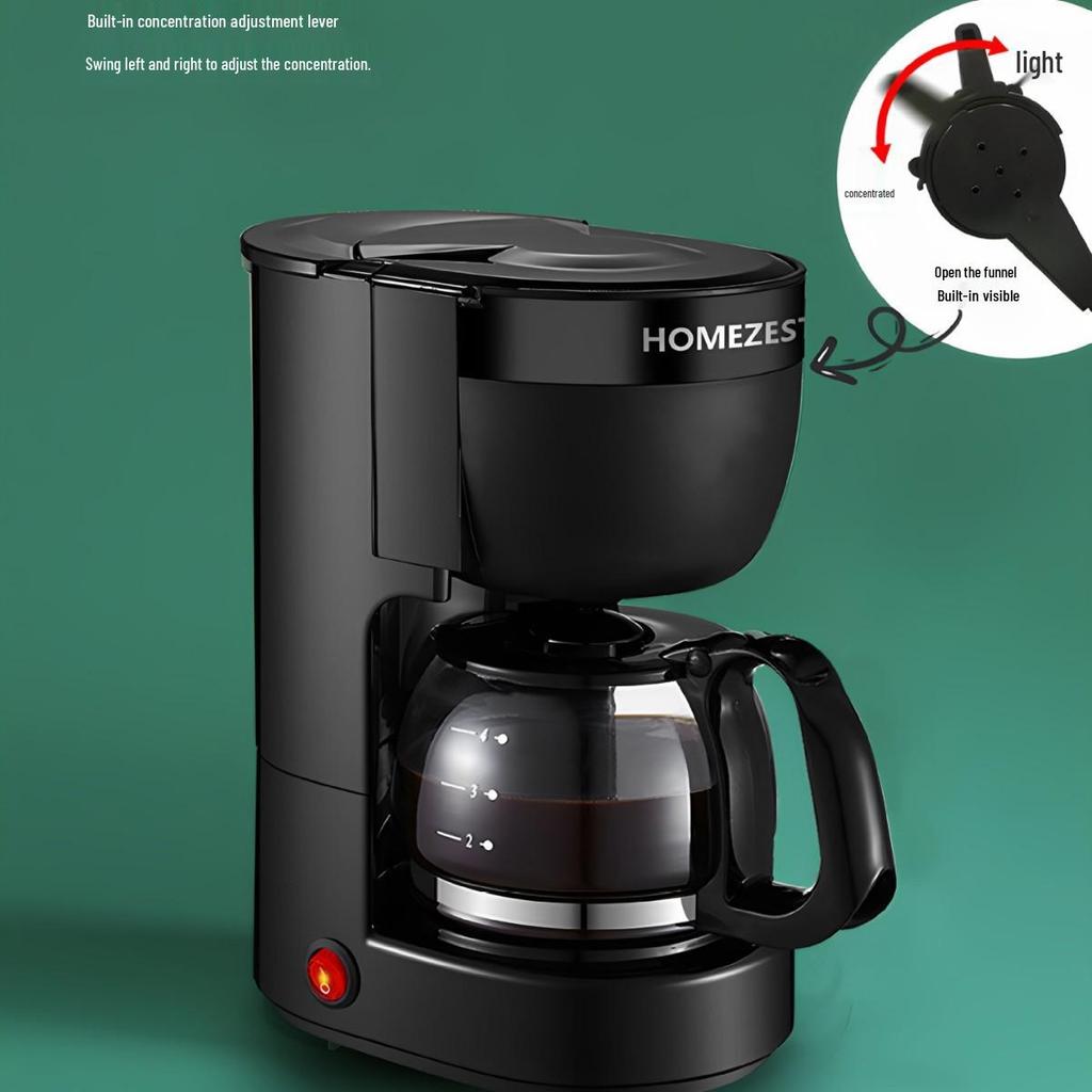 Homezest Deutsche Automatische Filterkaffeemaschine - Kompakte Kanne im amerikanischen Stil für Zuhause & Büro