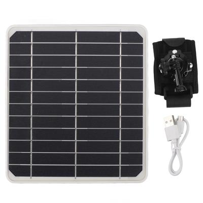 Pannello Solare 20W con Porta USB TYPE C DC Impermeabile 5V 2A Pannello Solare Portatile per Zaino Bicicletta