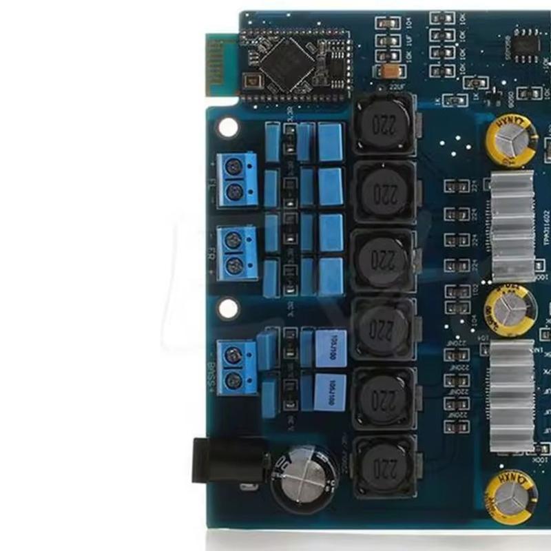 Highly power 2.1Channel Class D Amplifier Board Bluetooth-compatible4.0 100W+50Wx2 Output Professional Audios System Component