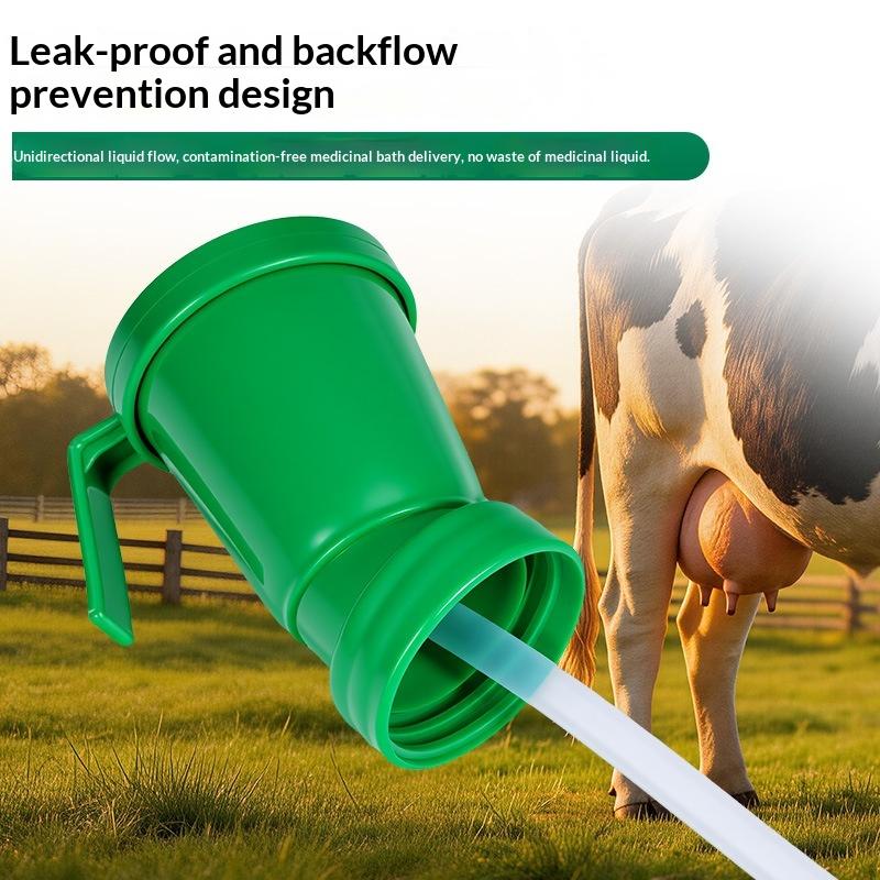 Portable Teat Dip Cup Professional Quality Prevents Return Excellent for Nipple Cleaning in Dairy Farm Routines