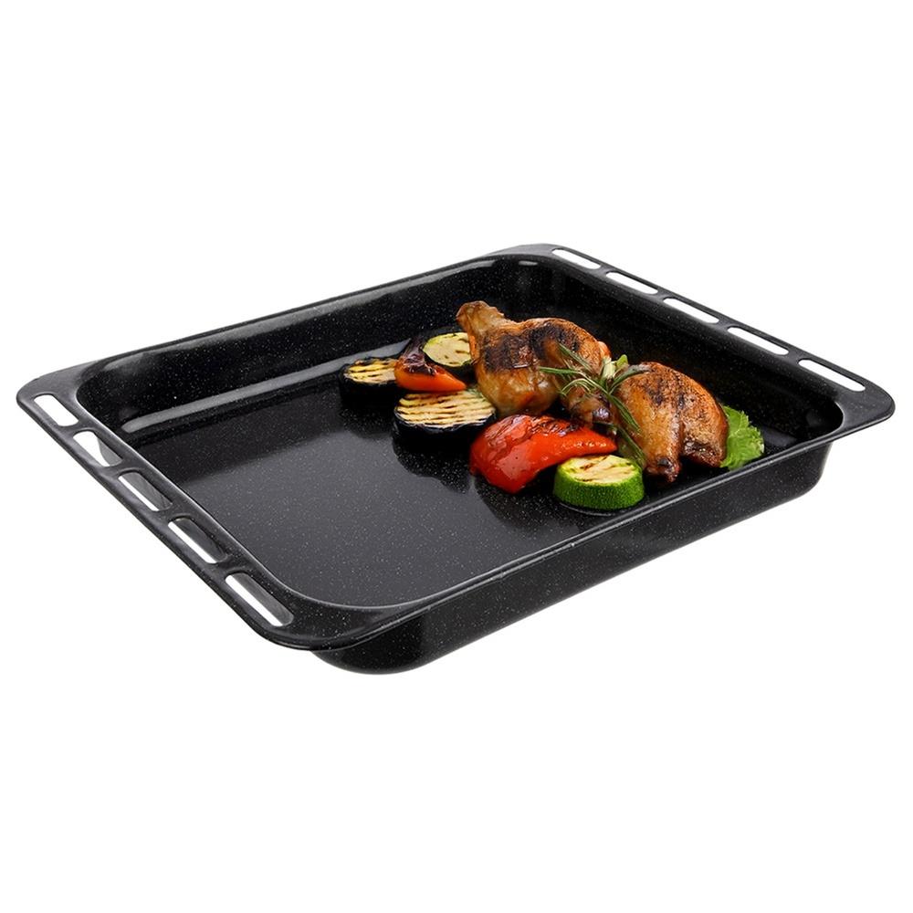 Deep enameled baking tray 44.5x36x5 cm