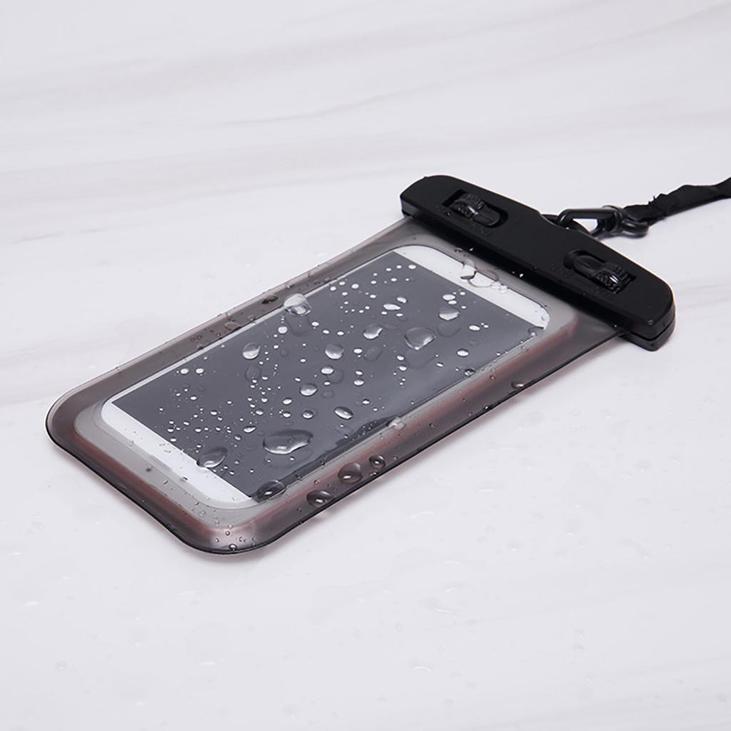 6 Inch (inch) PVC, TPU Mobile Phone Waterproof Bag, Transparent Mobile Phone Waterproof Bag, Neck Hanging Waterproof Sleeve
