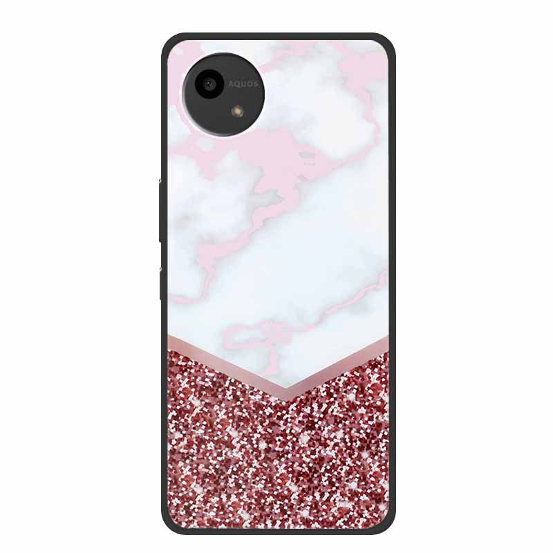 Case For SHARP AQUOS WISH4 Marble TPU Soft Silicone Back Cover SharpSmartphones SH-52E Phone Cases Protector Mica Painted Capa