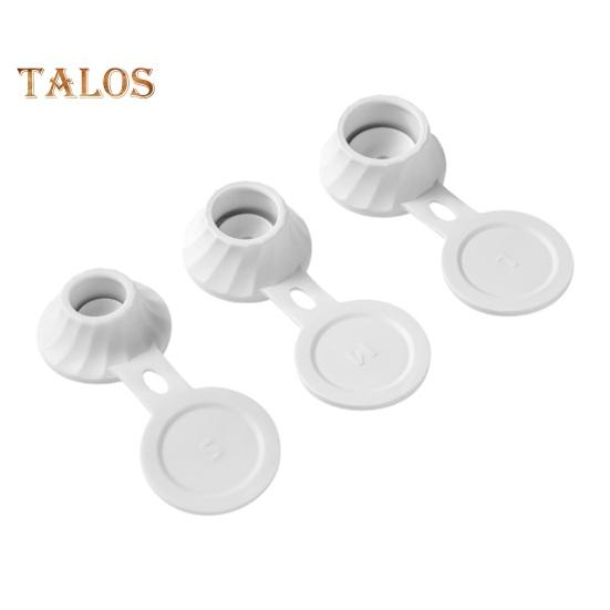 3Pcs Inverted Bottle Lid Leakproof TPE Bathroom Lotion Shampoo Kitchen Seasoning Bottle Flipping Bottle Connector Cover Replacement