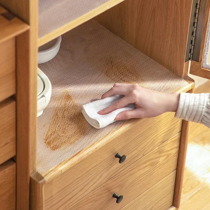 Household Eva Reusable Drawer Liners, Washable Dust And Non-slip Placemats, Kitchen Cabinet Mats, Refrigerator Non-slip Liners