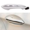 51217231932 White Car Front Right Exterior Door Handle with LED Fit for BMW 5 Series F01 F04 F06 F07 F10 F11 F12 F13