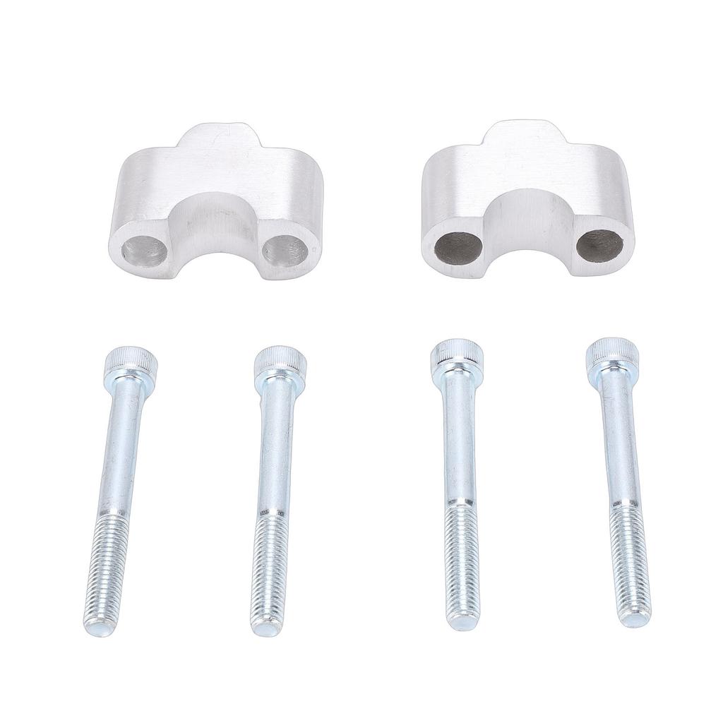 7 8in 22mm Handlebar Mount Clamp Riser 30mm Rise Height Aluminum Handlebar Riser for Motorcycle Dirt Bike ATV