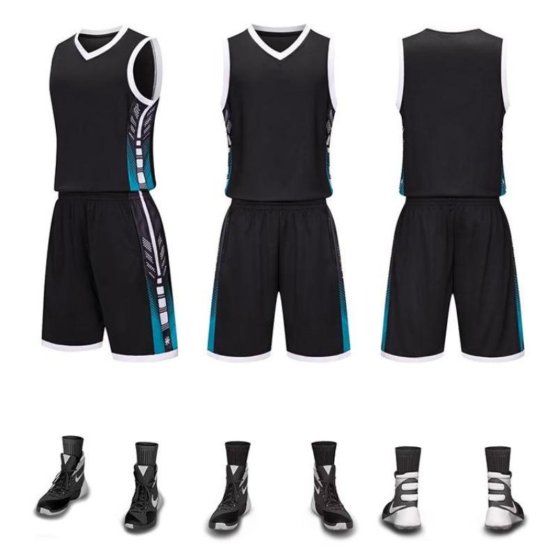 Tuta da Basket, Tuta Sportiva da Allenamento per Partite, Gilet, Maglia da Uomo Adulto Bambino, Traspirante Estiva da Donna