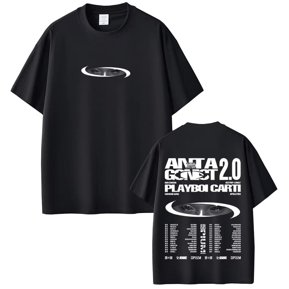 2026 New Cotton Summer Relaxing for Unisexs Tshirt Hot Sale Rapper Tshirts Unisex Retro Leisure and Comfortable T Shirts XL