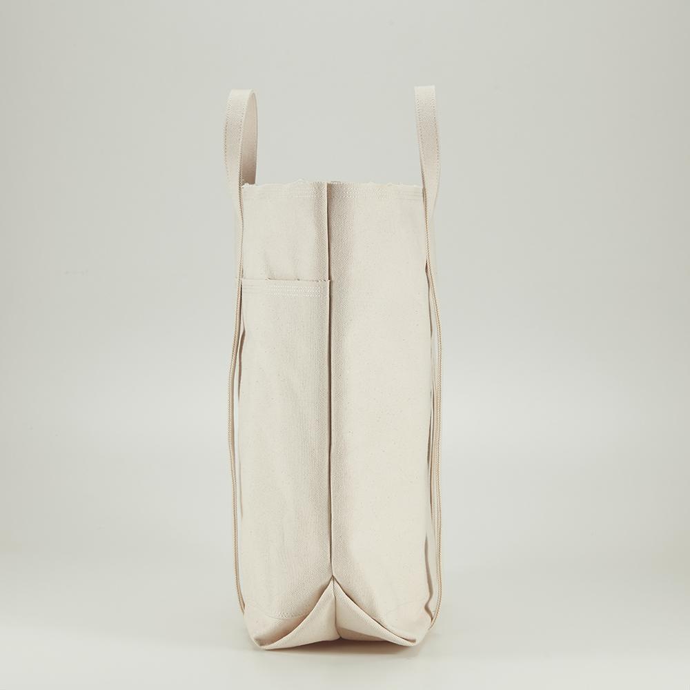 Enrich 6-Pocket Canvas Tote Bag - Natural