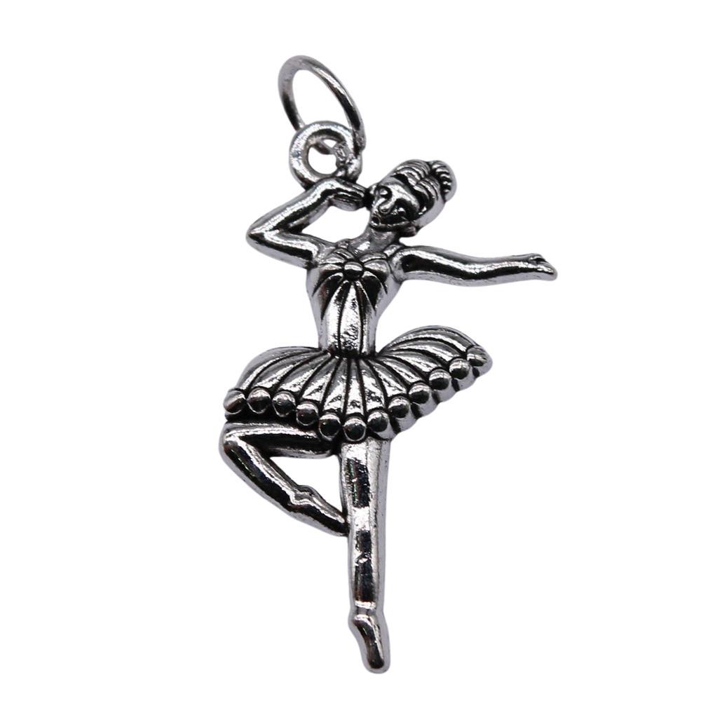 Dancing Boys Charms Girls Pendants For Dance Themed Jewelry Accessories Alloy