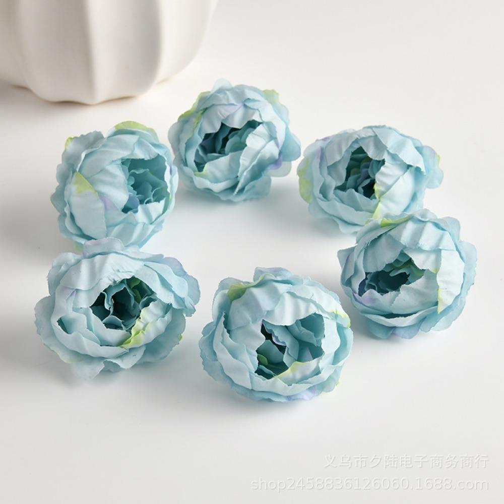 10/20Pcs Rose Artificial Flowers Heads for Home Decortion Party Wedding Decor Accessories Garden Crafts Manual Christmas Wreath