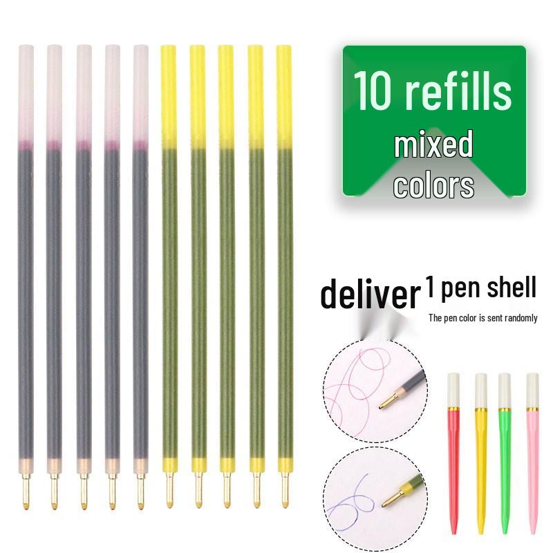 

Vintage Shanghai Red Ballpoint Pen Refill with Copper Tip, Blue Ink 0.7 - Ideal for Teacher s Corrections.